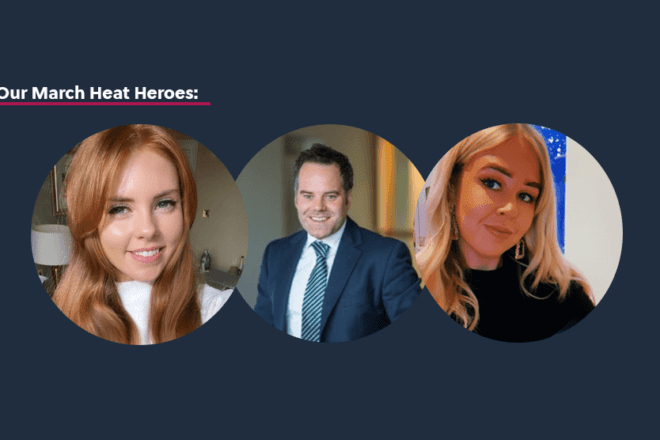 Heroes at Heat for March 2022