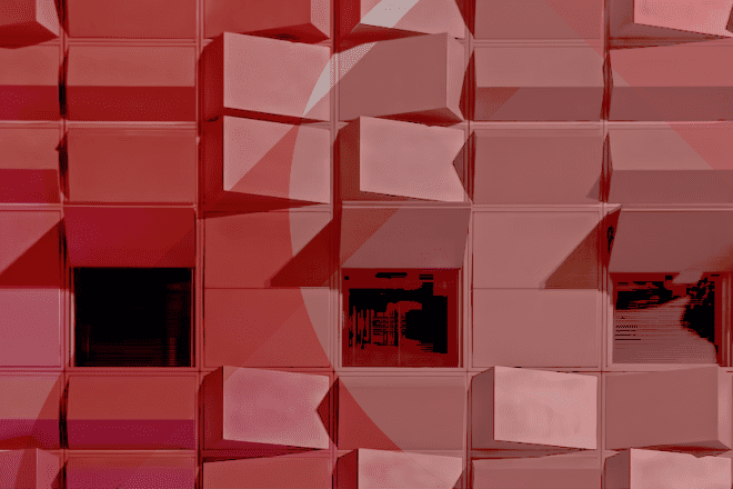 Red square shapes