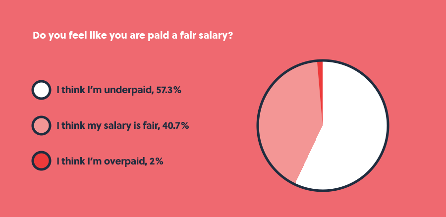 salary survey pie chart 1